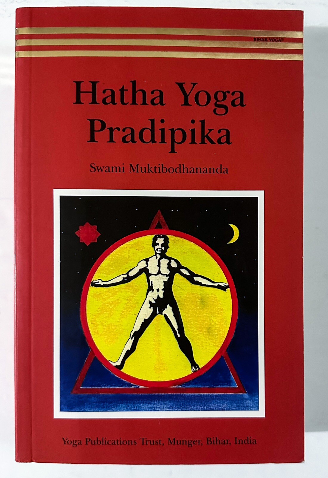 HATHA YOGA PRADIPIKA By Swami Muktibodhananda English & Sanskrit Drawings Text