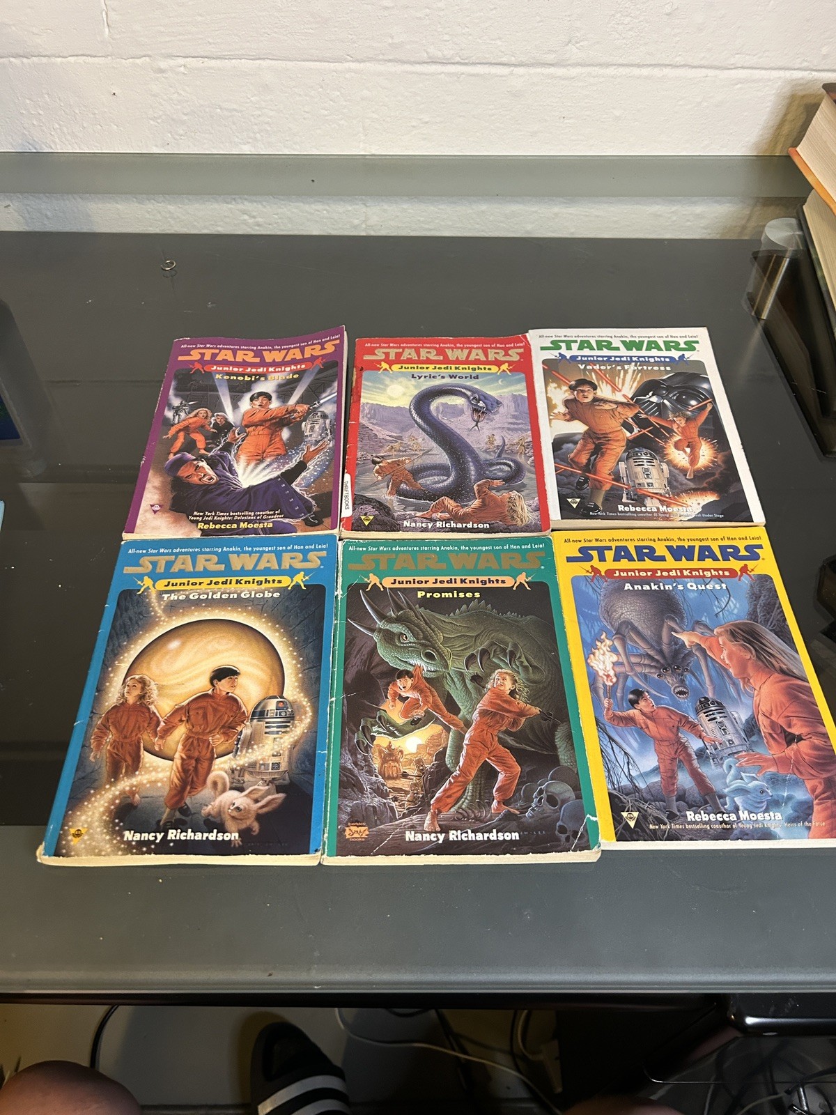 Star Wars 1995 Scholastic Junior Jedi Knights Books Set – Used/Read Description