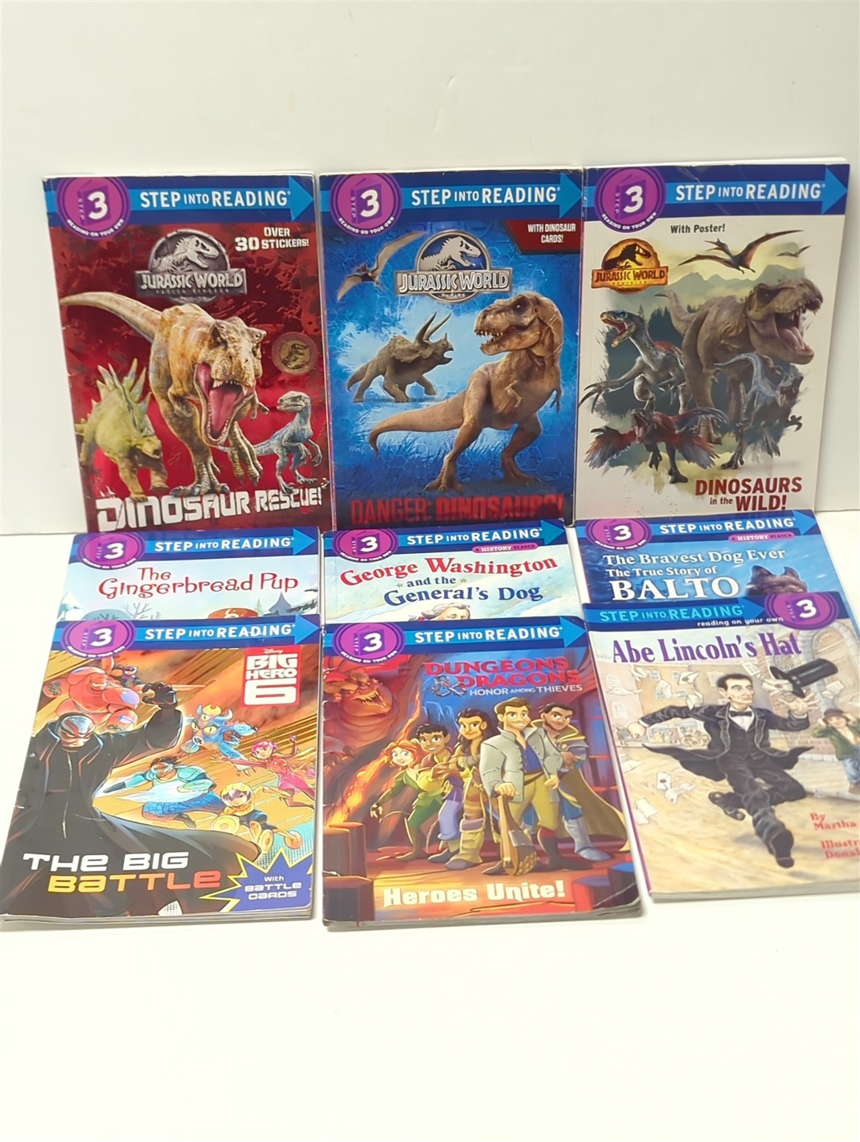 Lot of 25 “I Can Read” & “Step-Into-Reading” Level 3 Readers perfect kids 4 to 7