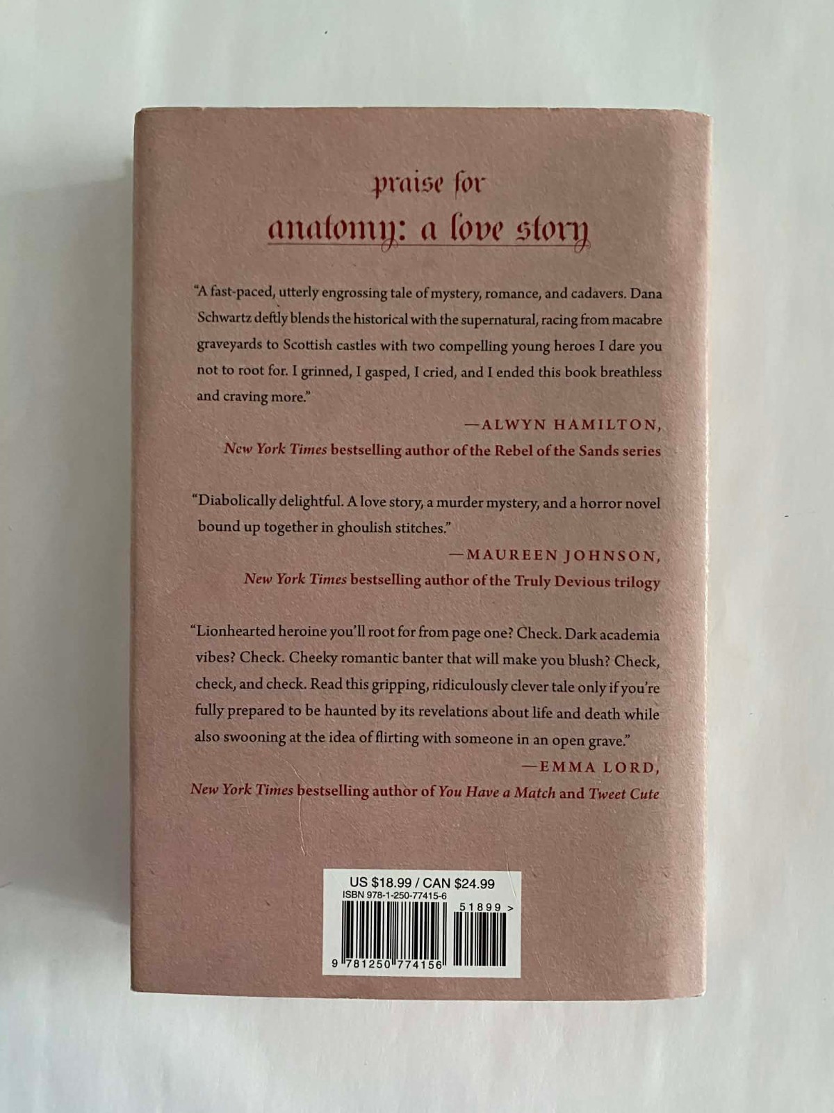 The Anatomy Duology Ser.: Anatomy: a Love Story by Dana Schwartz , 2022 LIKE NEW