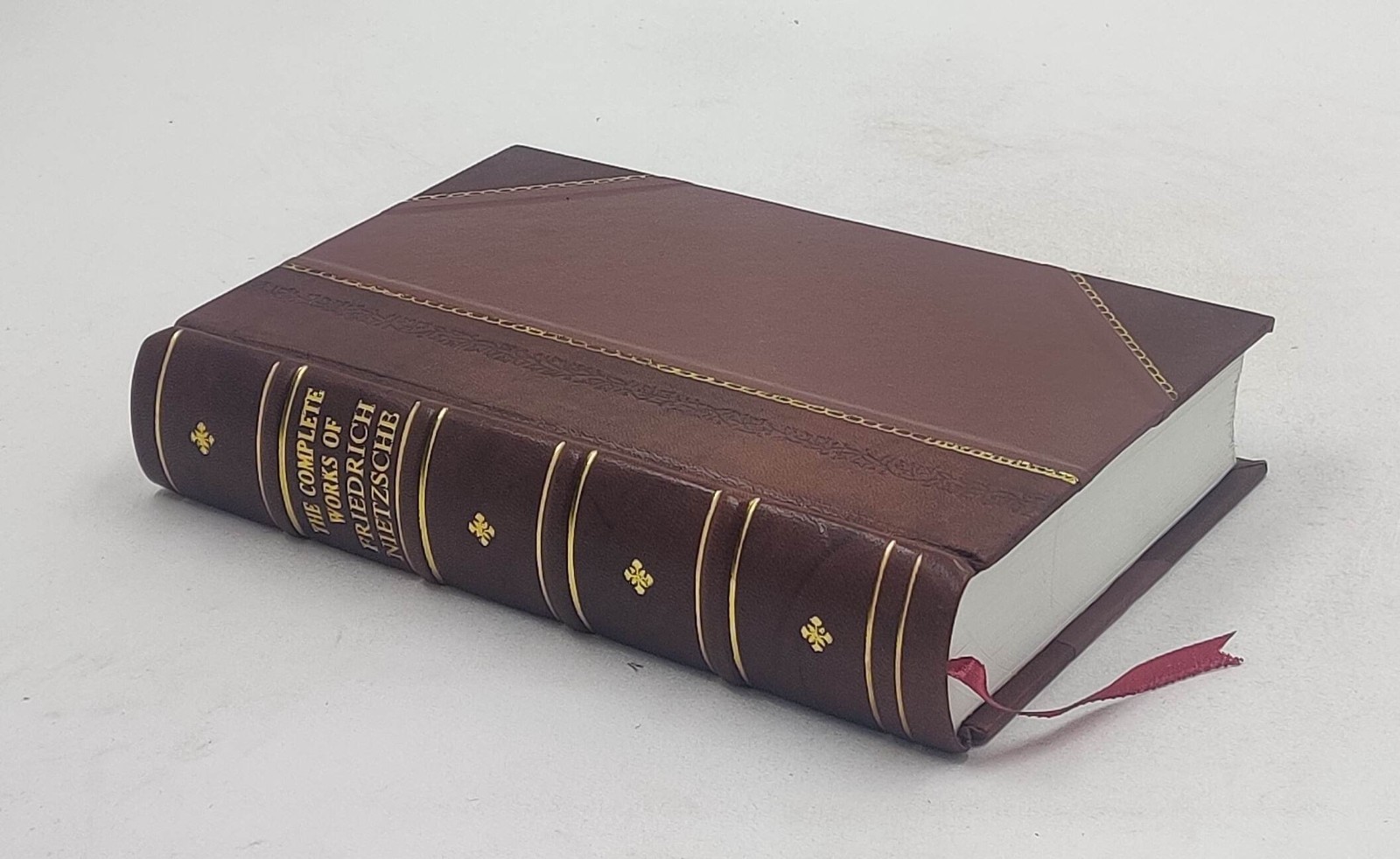 The complete works of Friedrich Nietzsche the first complete a [Leather Crafted]