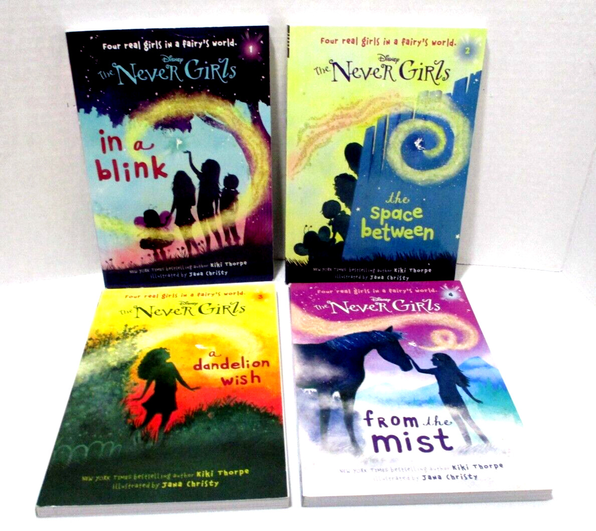 The Never Girls Kiki Thorpe First Four in Series Fantasy Fairy PB Ages 6-9