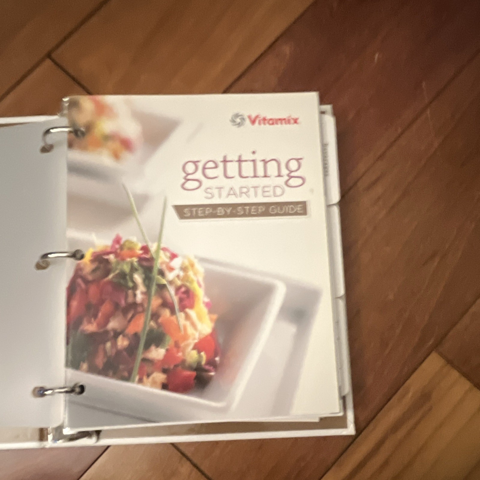 Vitamix Create Recipes Ring/Wire Bound Illustrated Cookbook Binder w/ Guide