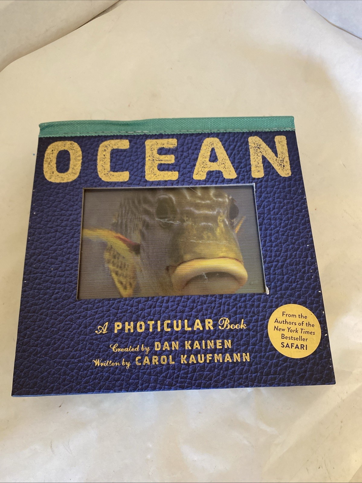 Ocean : A Photicular Book by Carol Kaufmann and Dan Kainen (2014, Hardcover)