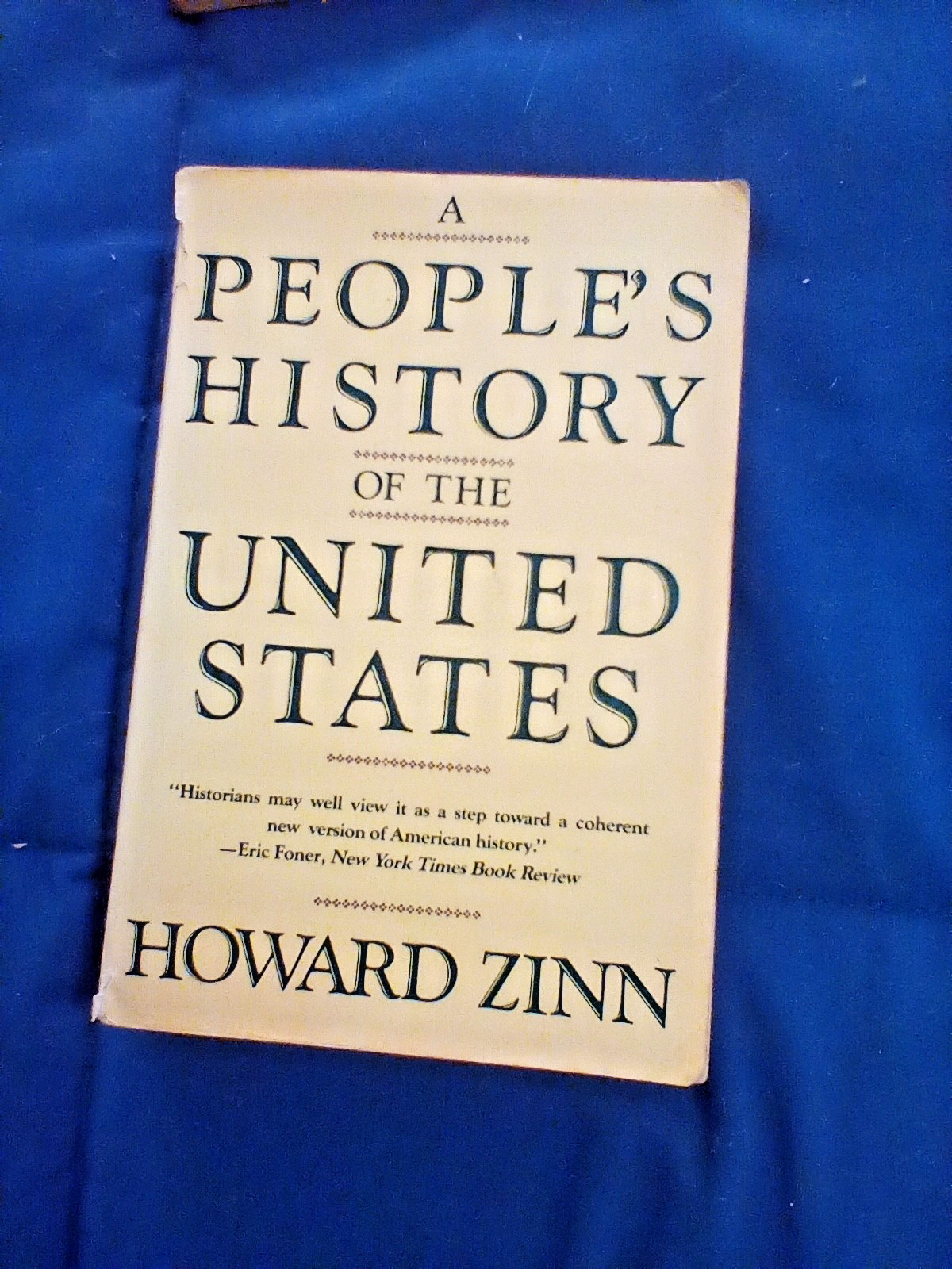 PEOPLE’S HISTORY OF THE UNITED STATES” Paperback Book! Howard Zinn, 1st 1980