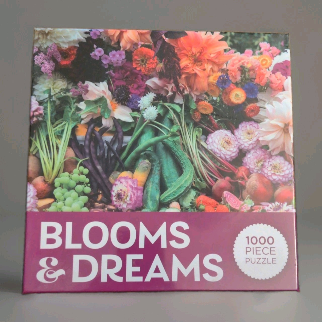 NEW SEALED. Blooms & Dreams Puzzle by Gibbs Smith Gift Floral 1000 Piece