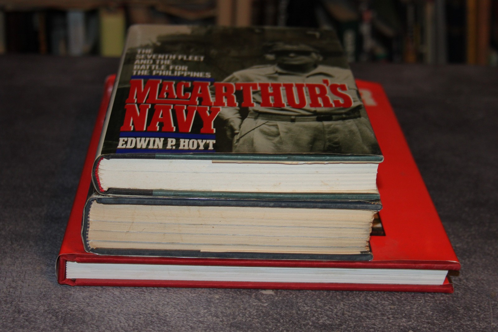 Lot of 3 Books on General Douglas MacArthur,MacArthur’s Navy, Reminiscences
