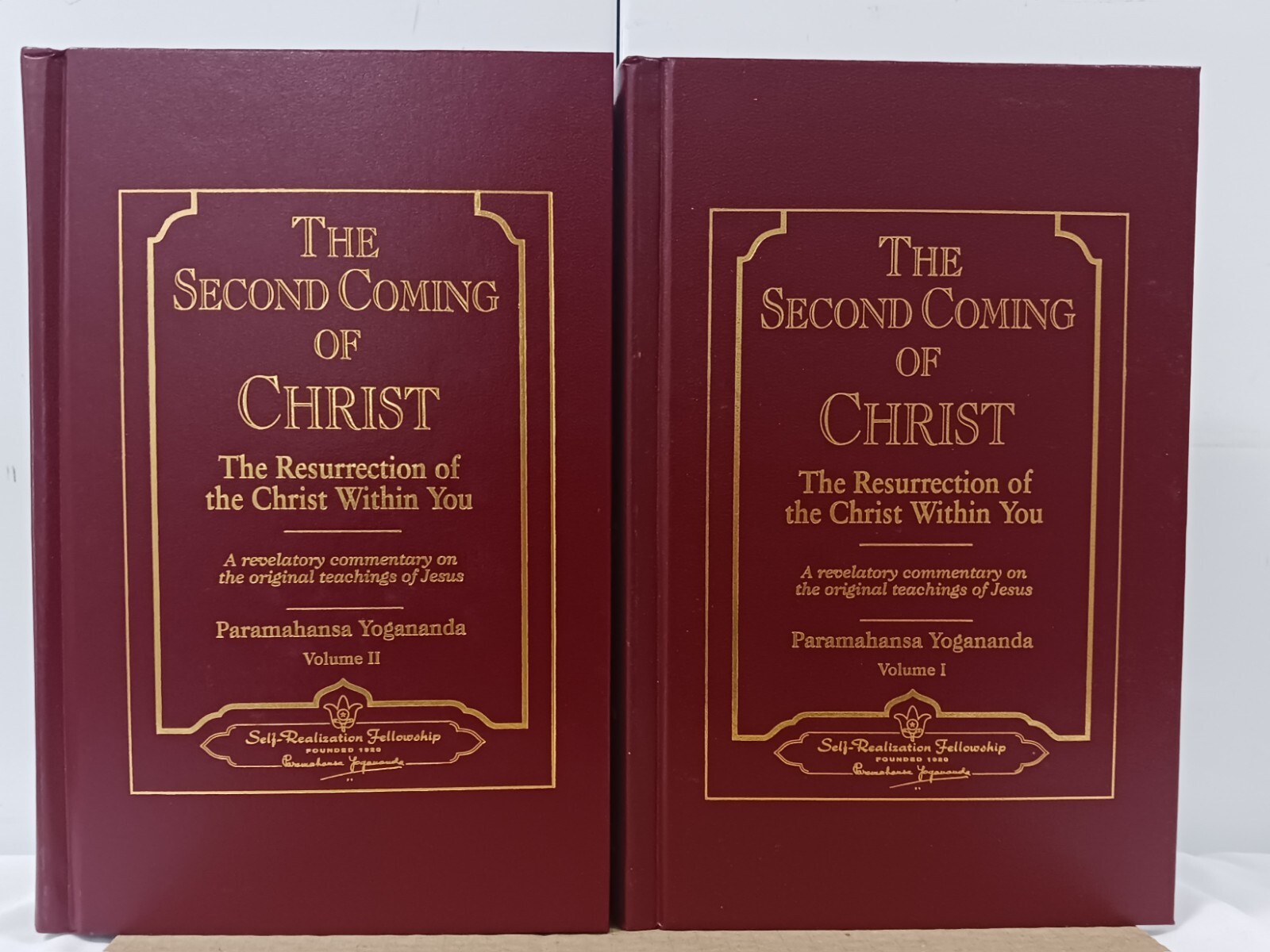 The Second Coming Of Christ Self-realization Fellowship Slip 2 Volumes