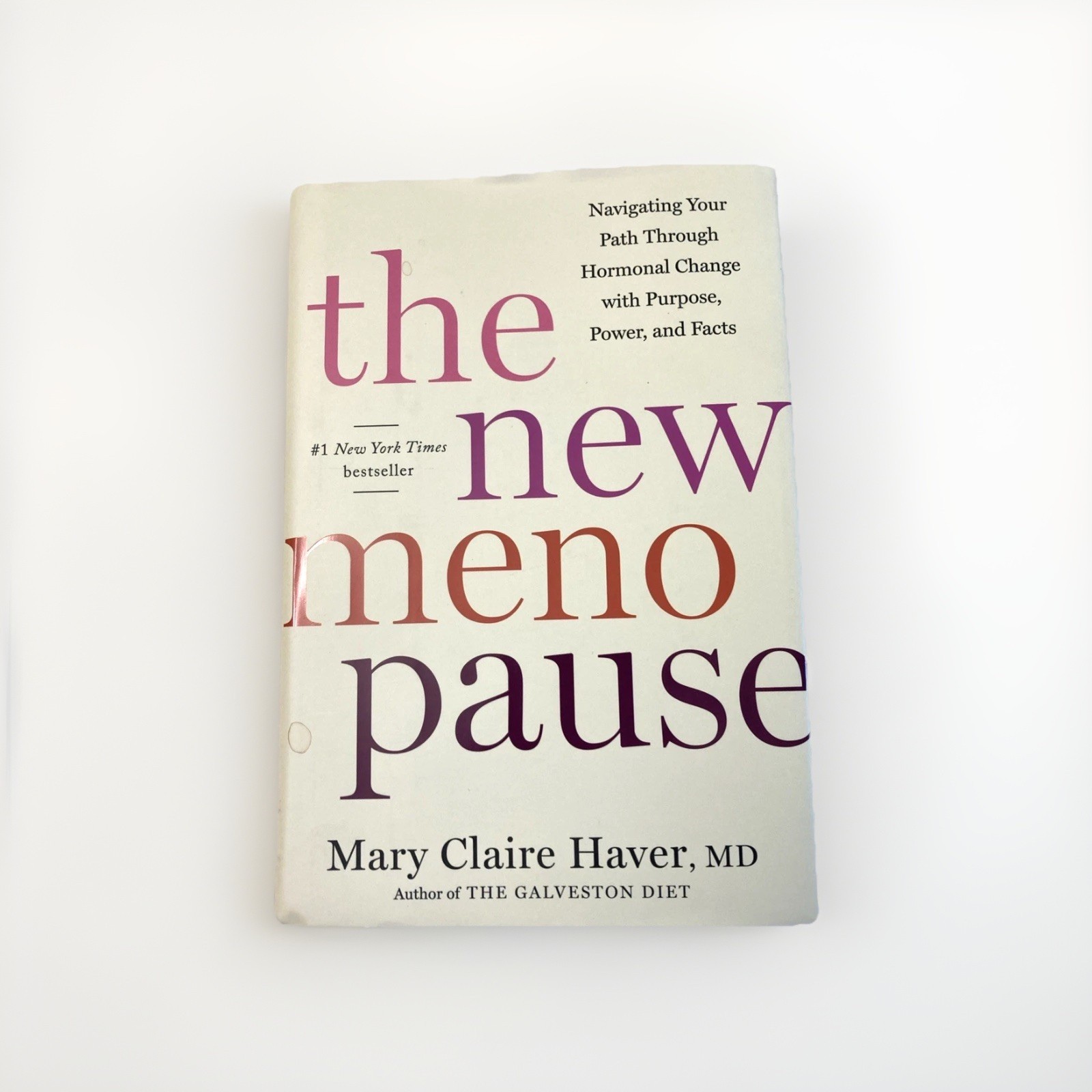 The New Menopause Mary Claire Haver MD Obstetrics & Gynecology Hardcover Book