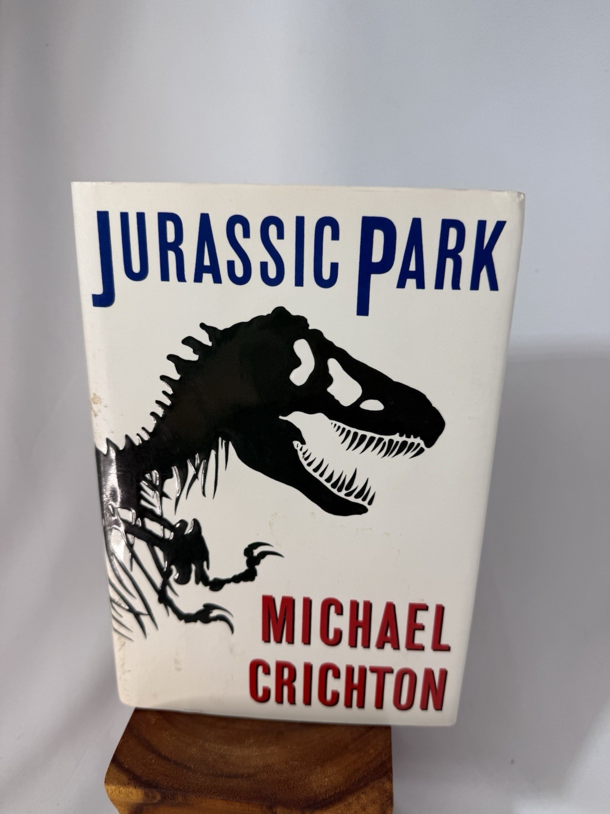 Jurassic Park by Michael Crichton 1990 HC/DJ First Trade Edition Second Print