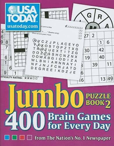 USA TODAY Jumbo Puzzle Book 2: 400 Brain Games for Every Day (USA Today P – GOOD