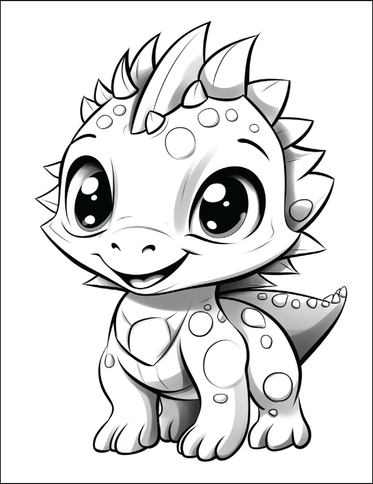 NEw Baby Dinosaur Coloring Book – Fun & 5. Spiral Bound Coloring Book