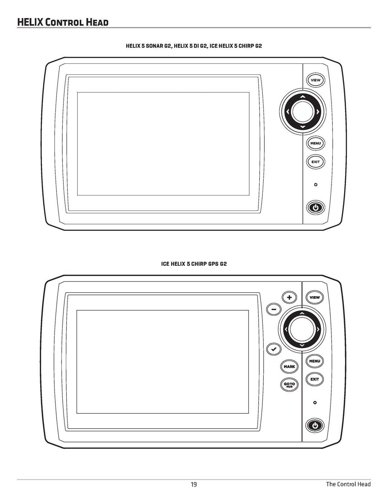 HUMMINBIRD HELIX G2 G3 G4 5 7 8 9 10 Operators Manual – SPIRAL FIXED – COVERS