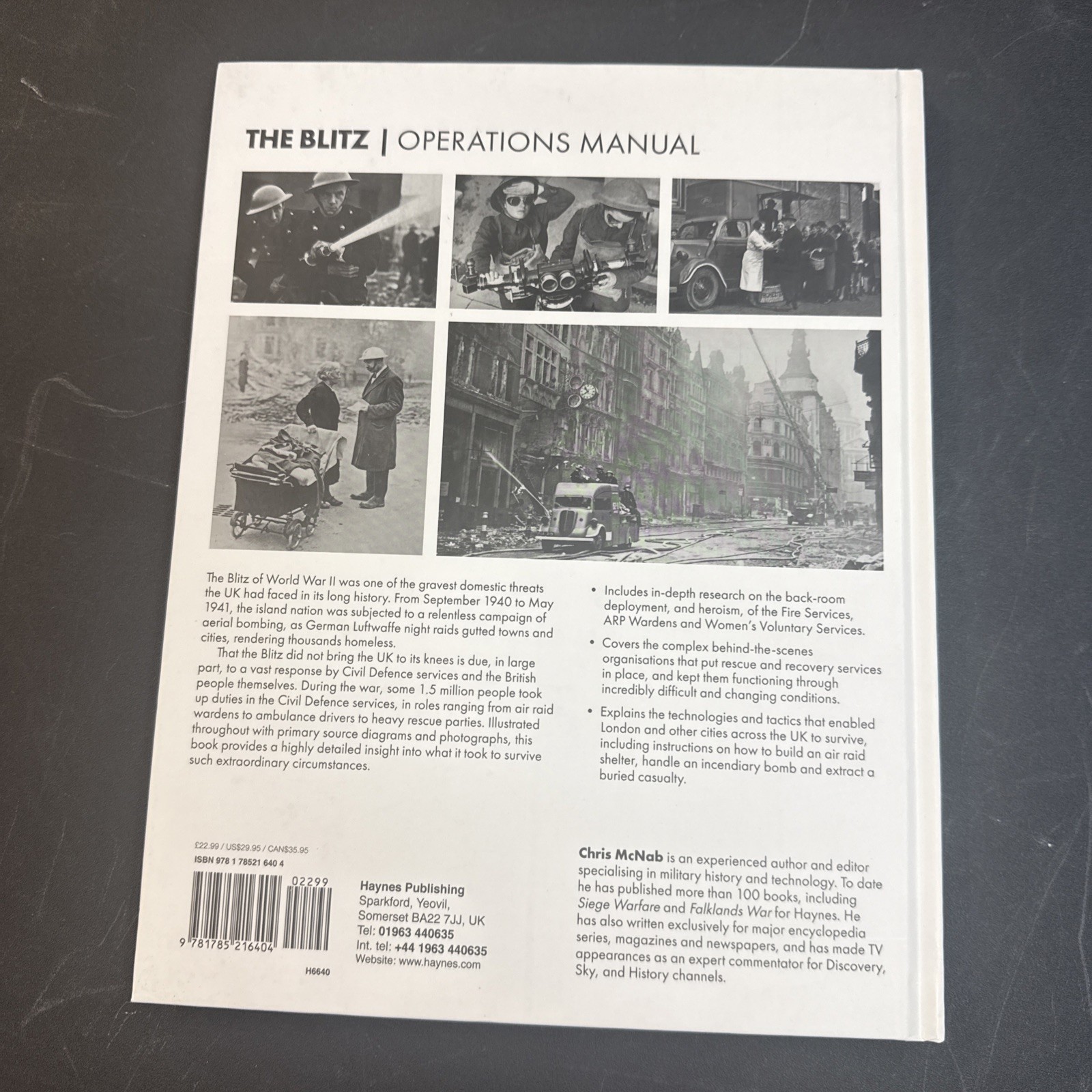 The Blitz Operations Manual by Chris McNab (Hardcover) (2019)