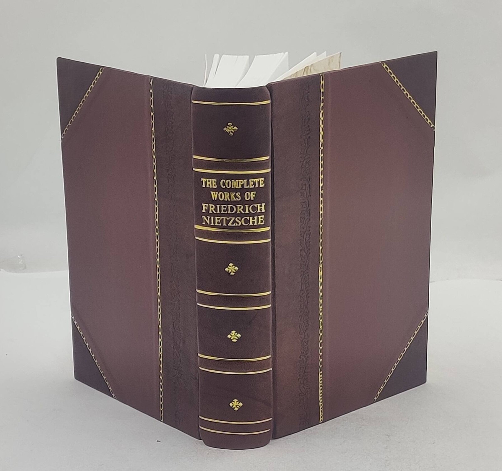The complete works of Friedrich Nietzsche the first complete a [Leather Crafted]