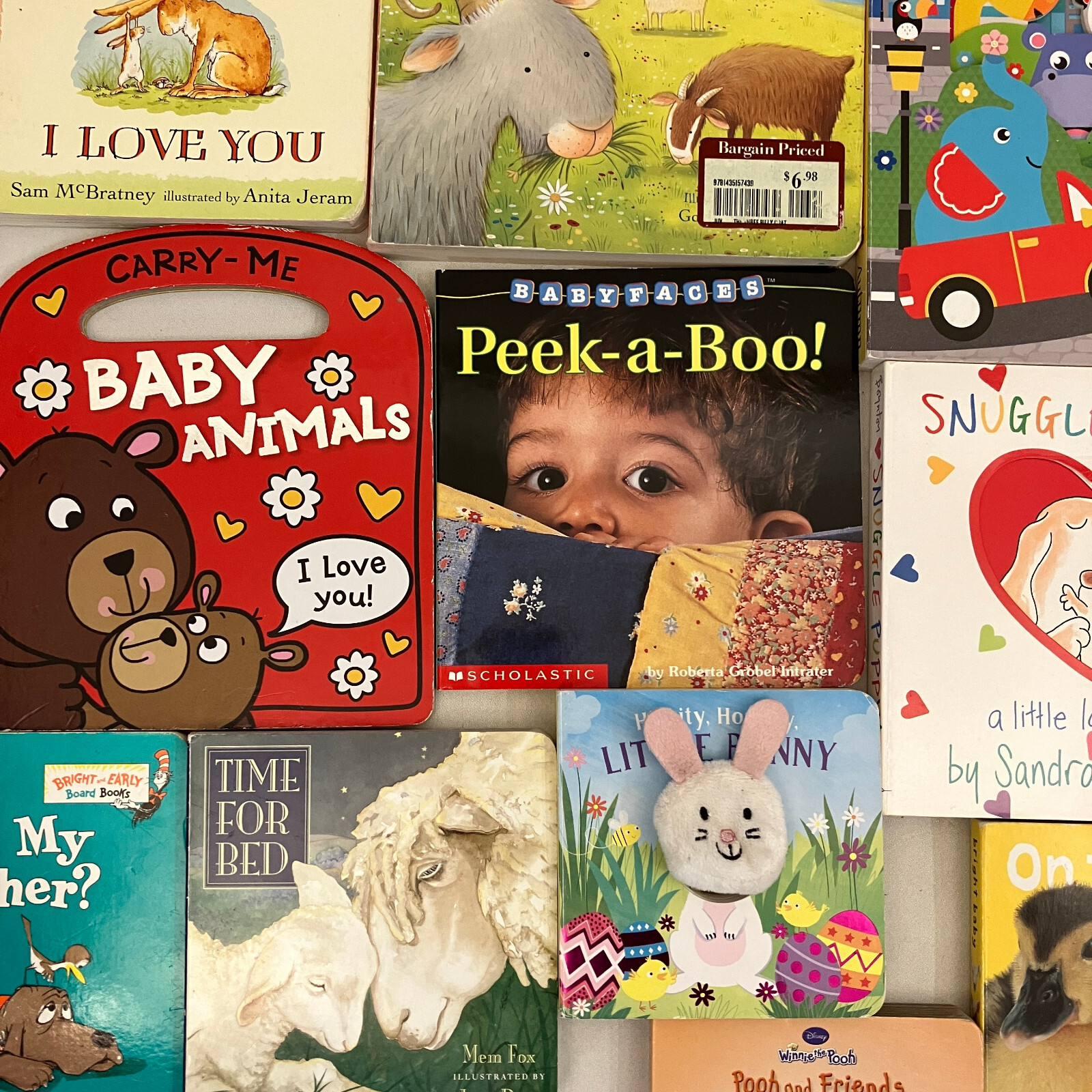 Baby & Toddler Board Books 20 Book Lot Random Mix Assorted Kids Read Aloud