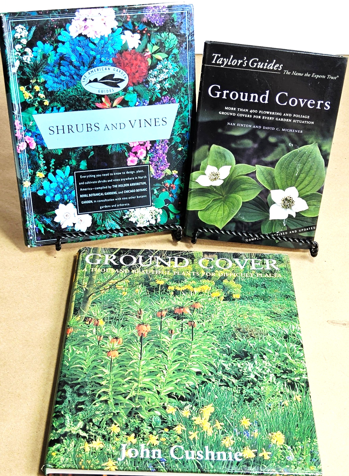 Ground Cover Lot of 3 books Ground Cover and Shrubs & Vines