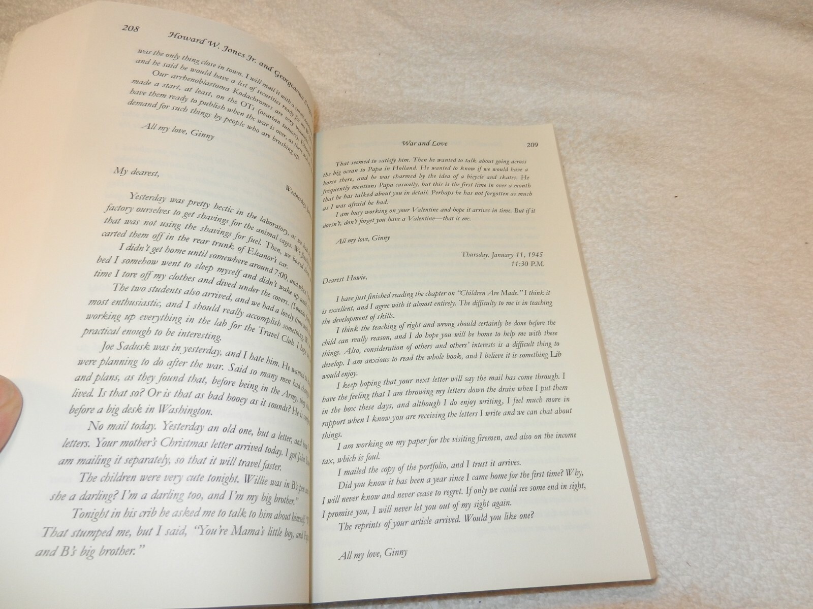 WW II ETO Field Hospital Surgeon w/ surgery details “WAR AND LOVE” Vet Signed