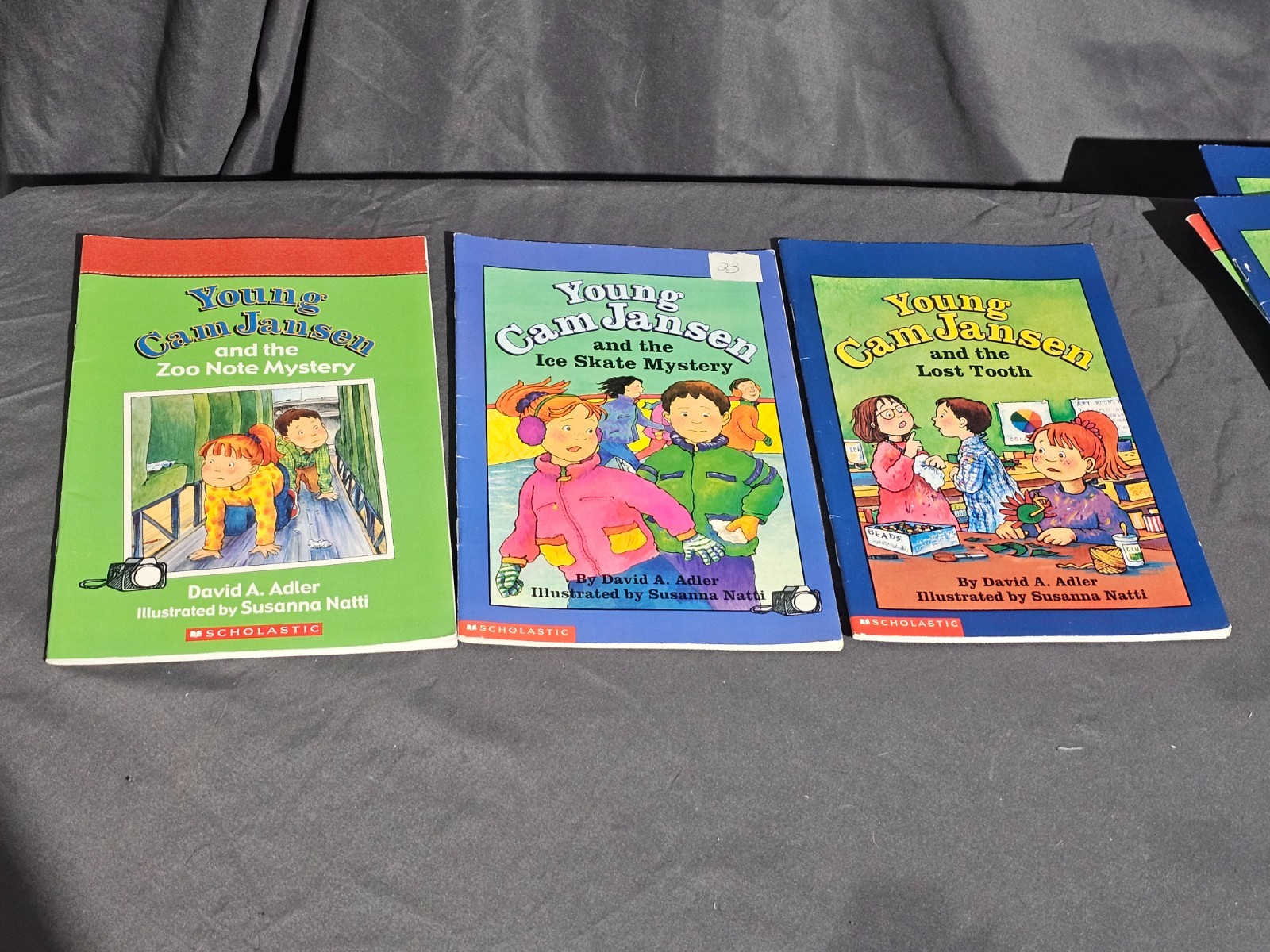 Young Cam Jansen Lot of 3 Books David Adler Mystery