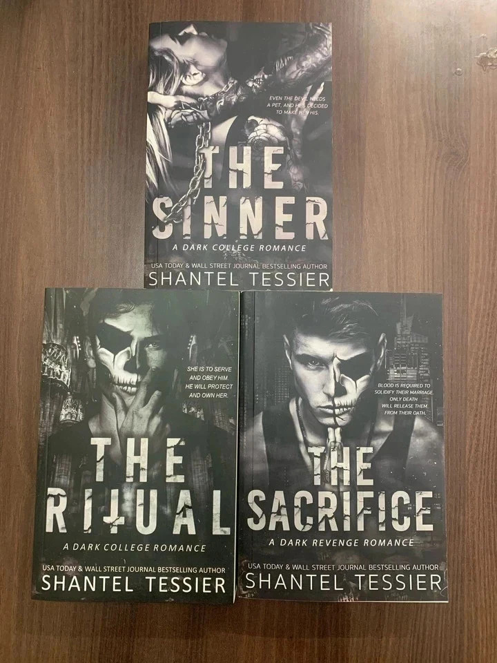 The Ritual, The Sinner, The Sacrifice 3 Book set By Shantel Tessier (Paperback)