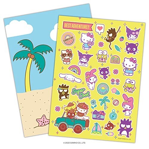 Bendon Hello Kitty and Friends Create a Scene Over 350 Stickers, Activity Pad