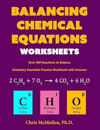 Balancing Chemical Equations – Paperback, by McMullen Chris – Very Good h