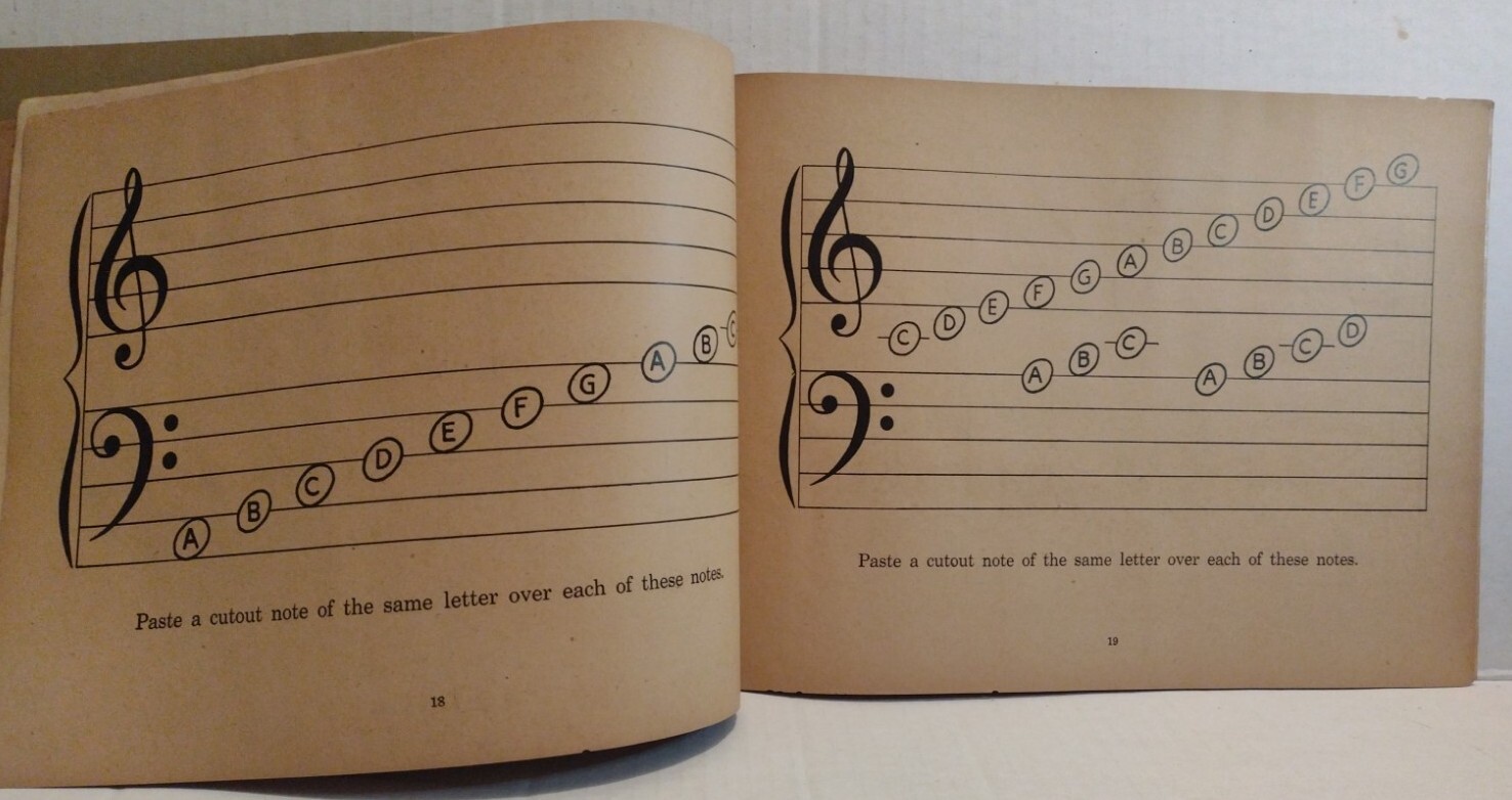 Let’s Go To Theoryland Beckley Cardy Co. Chicago VTG Childrens Music Theory Book