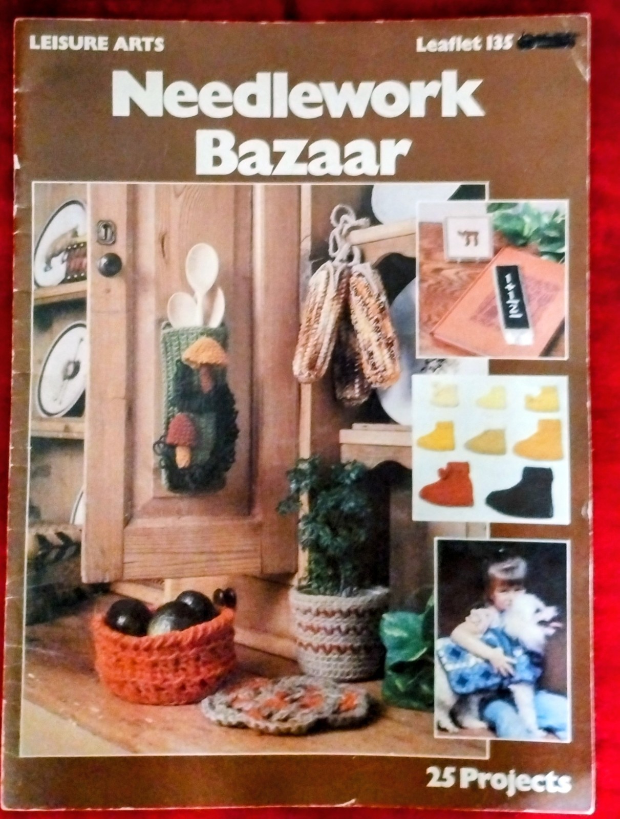 Needlework bazaar- a vintage book of crochet, needlepoint etc .First Ed. 1978