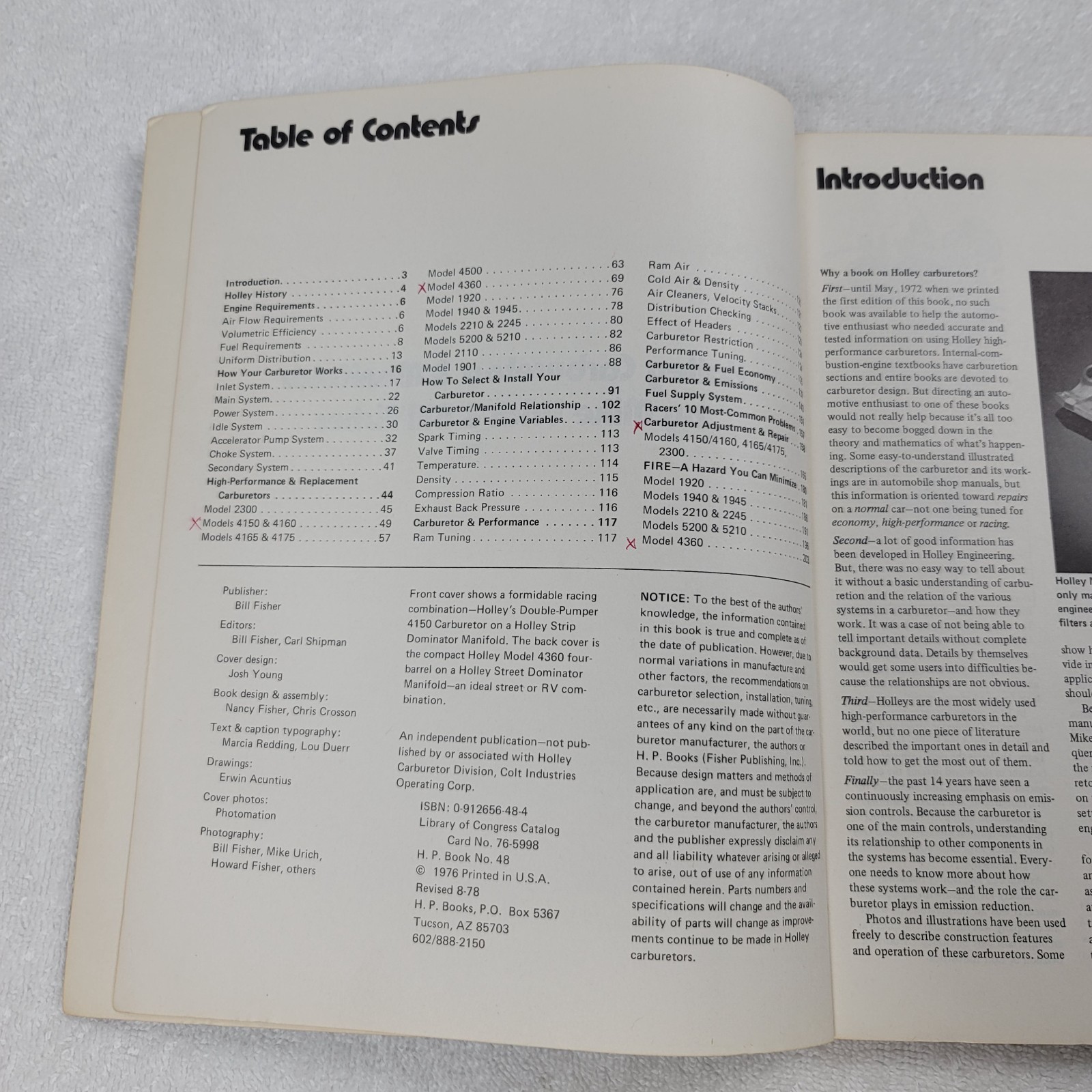Holley Carburetors and Manifolds by Mike Urich & Bill Fisher – PB 210 Pages