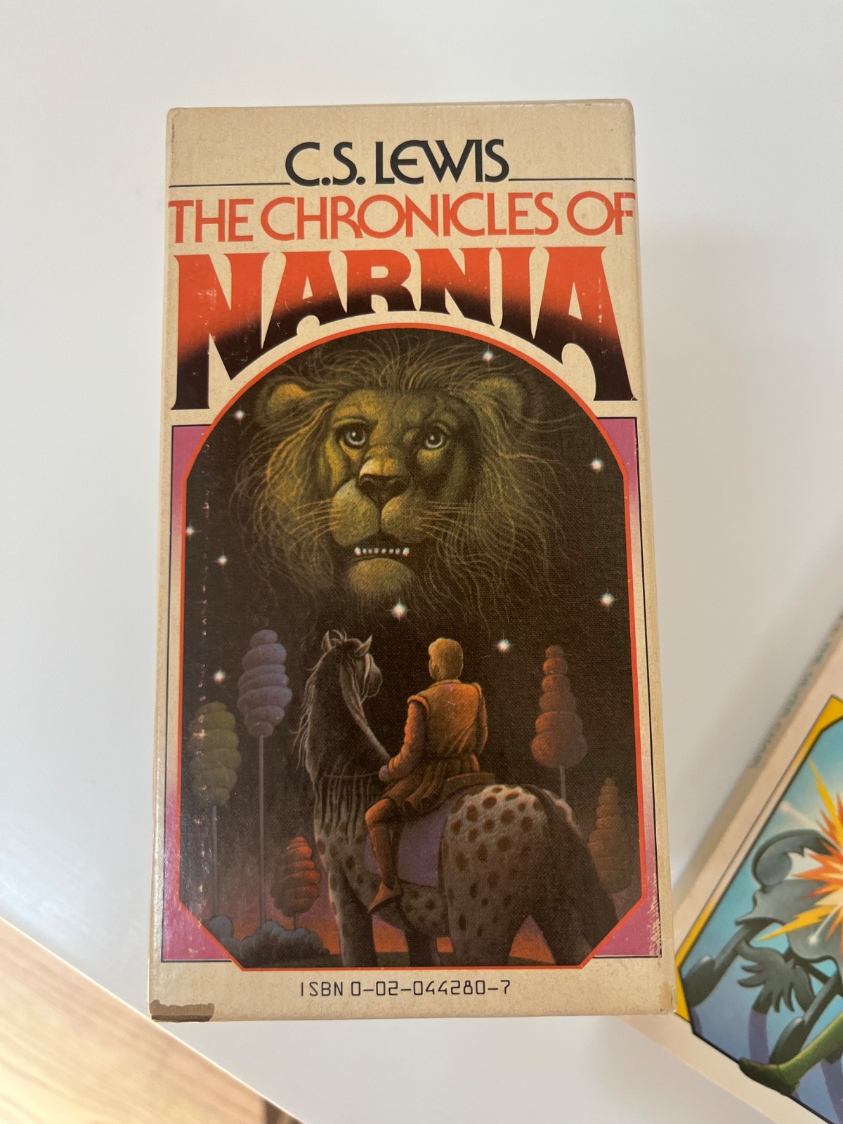 VINTAGE UNREAD 1970’s Chronicles of Narnia Box Set 1-7 C.S. Lewis Pauline Baynes