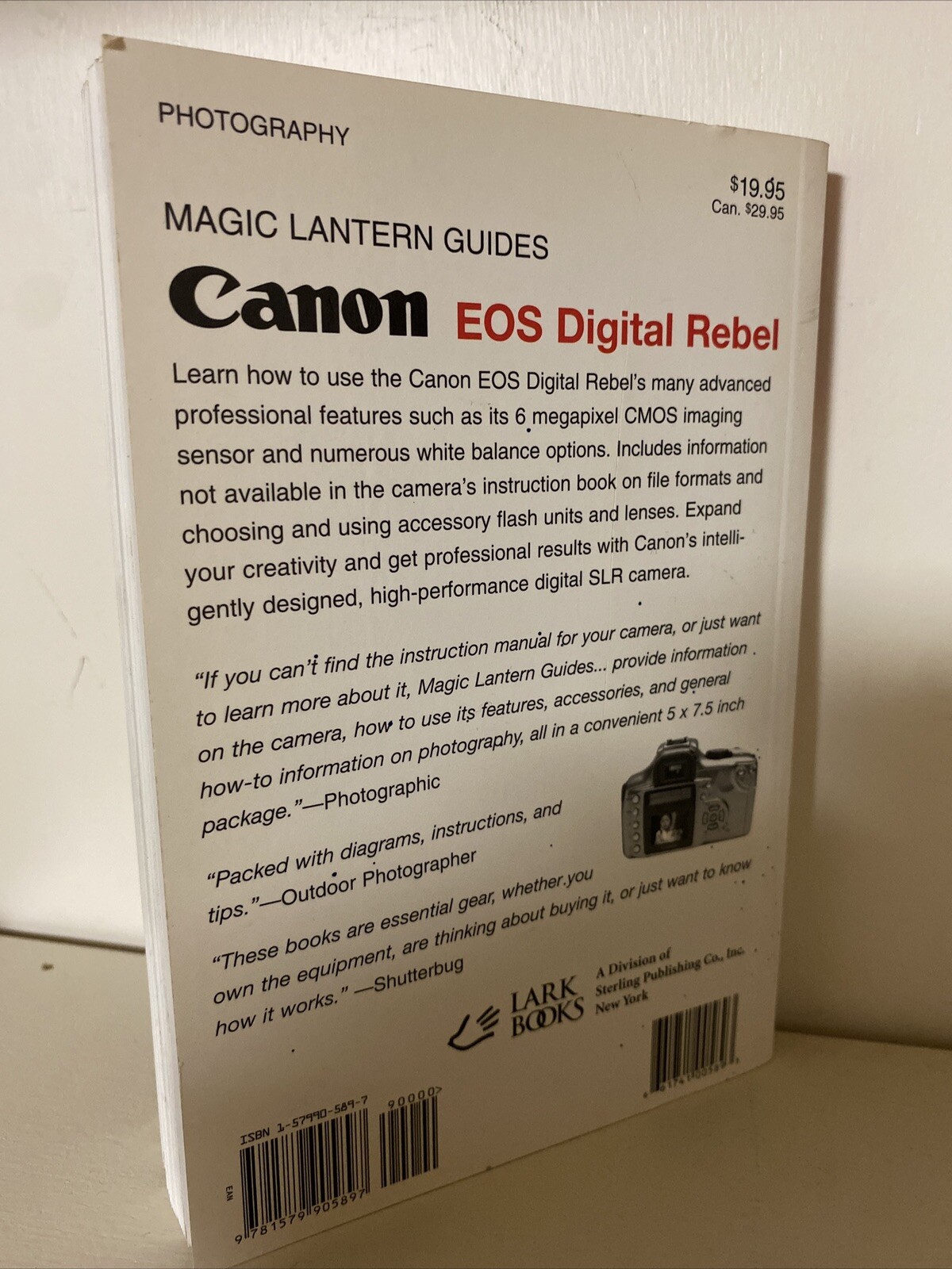 A Lark Photography Book Ser.: Canon EOS Digital Rebel EOS 300 D by Rob Sheppard