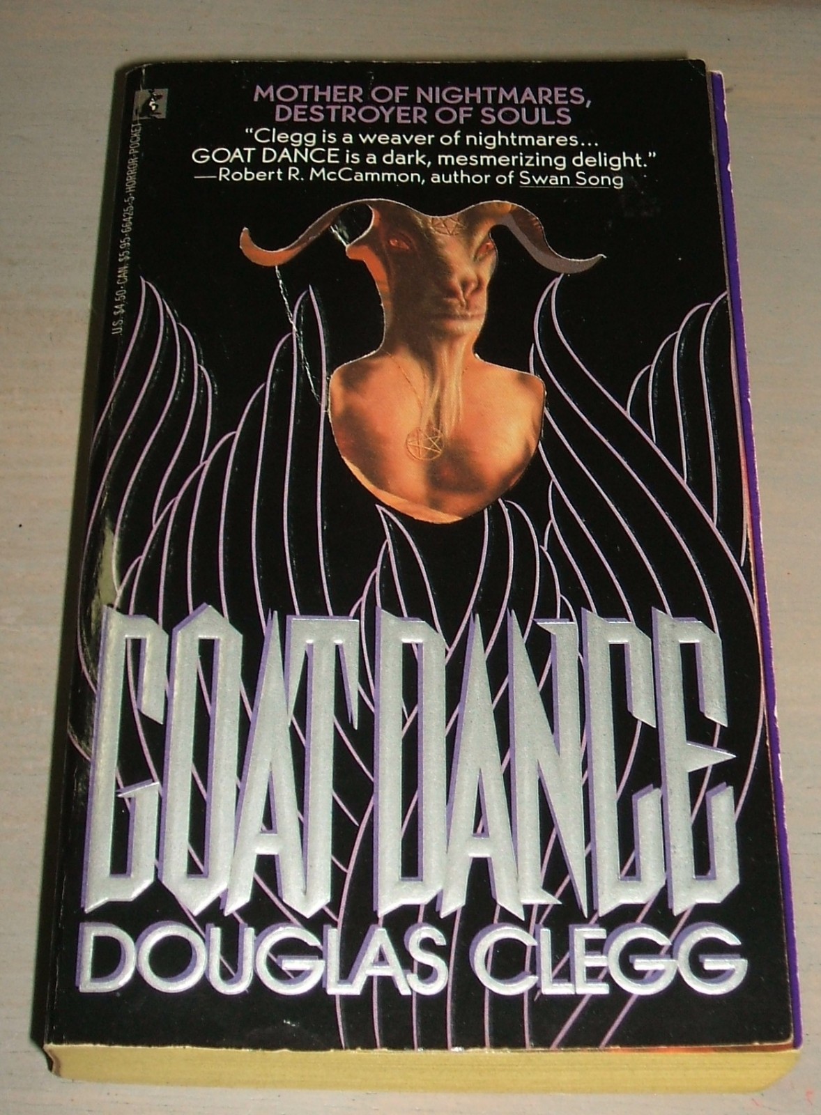 Goat Dance by Douglas Clegg 1989 First Edition, First Printing PBO see Listing
