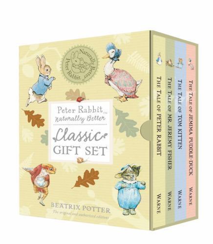 Beatrix Potter Peter Rabbit Naturally Better Classic Gift Set 4 Books NEW