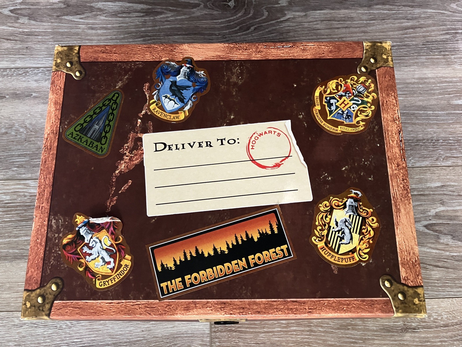 Harry Potter Empty Box ONLY Trunk Chest ONLY Limited Edition -READ Description