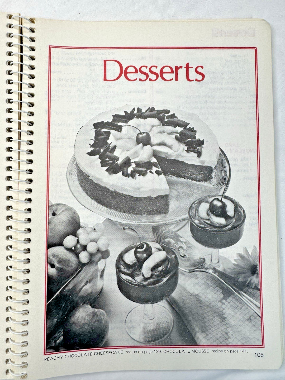 Vintage 1984 Oklahoma Future Homemakers of America Cookbook Ring Wire Bound