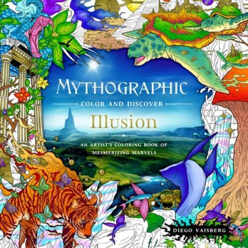 Mythographic Color and Discover: Illusion: An Artists Coloring Book – VERY GOOD