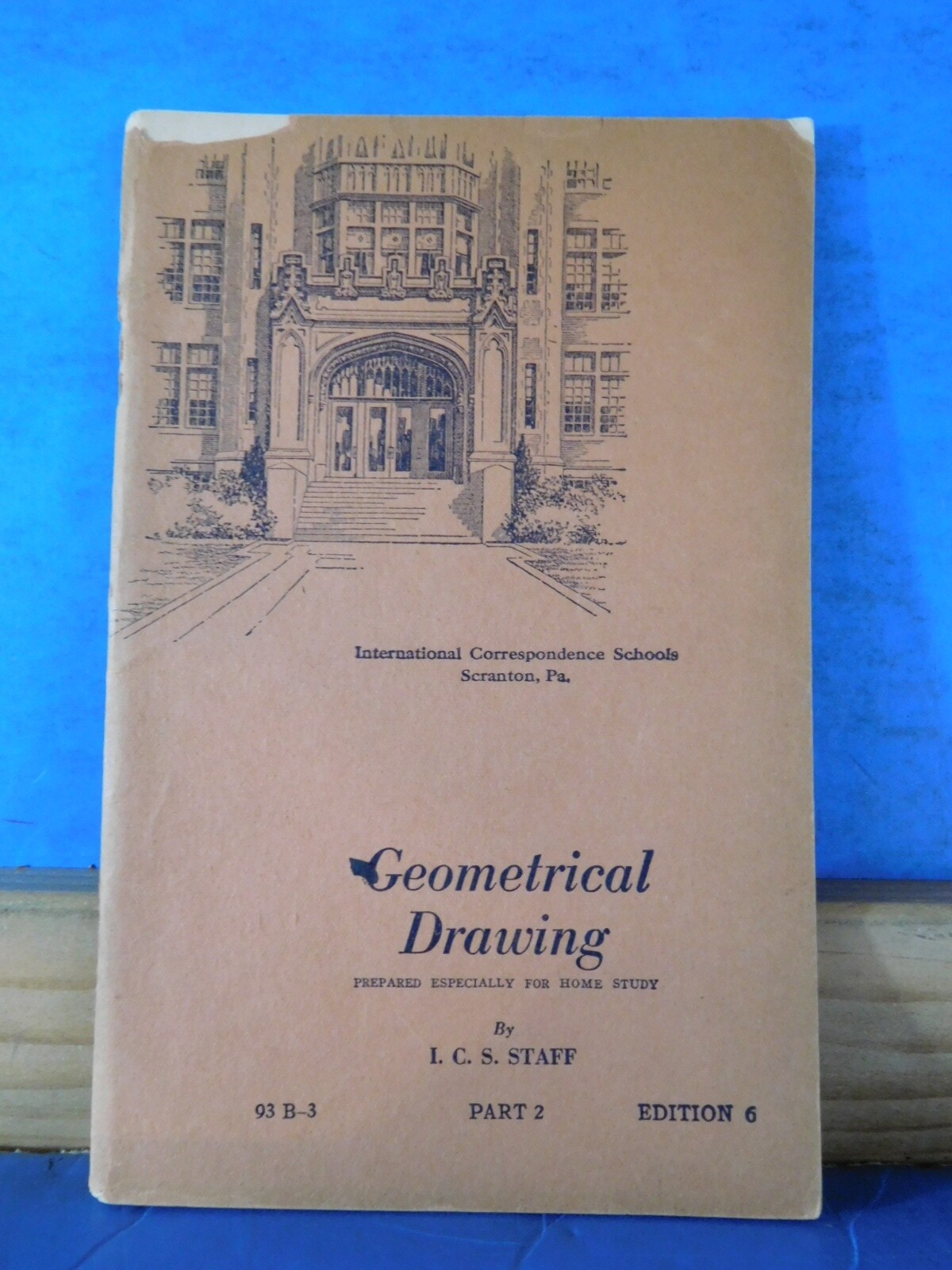 ICS Geometrical Drawing #93 B-3 part 2 edition 6 1930 International Correspond