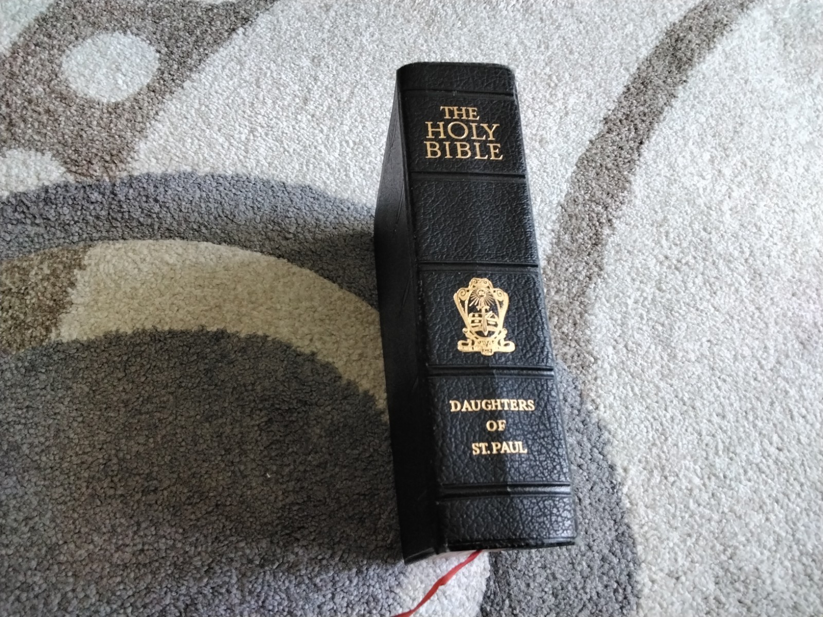 1955 Holy Bible DAUGHTERS OF ST. PAUL Douay-Confraternity Black Bonded Leather
