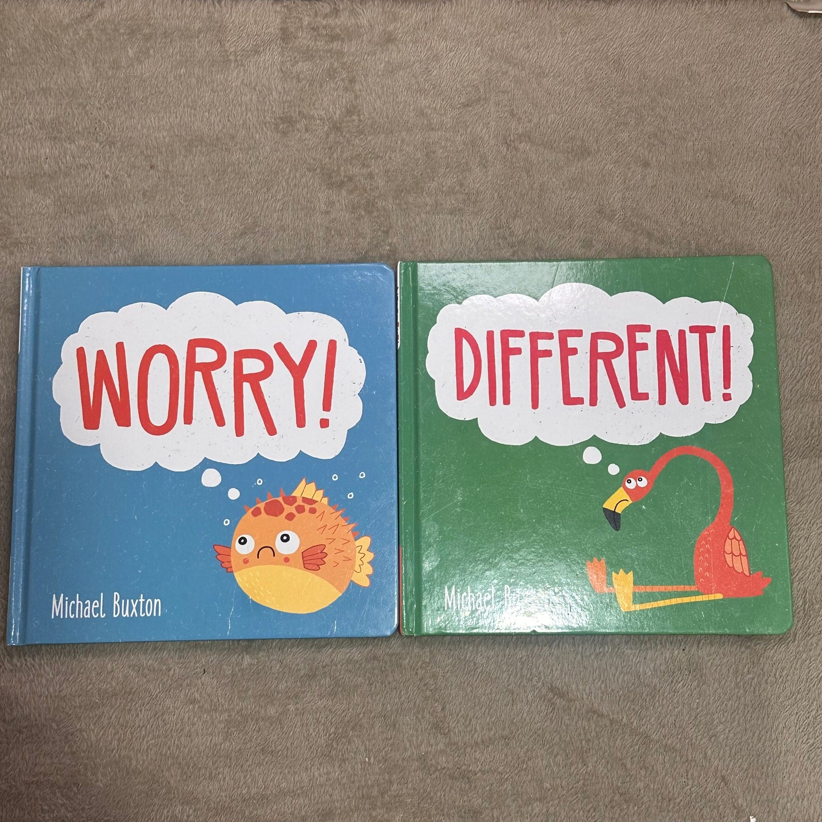 Worry & Different Board Book Set Michael Buxton Kids Books Kane Miller