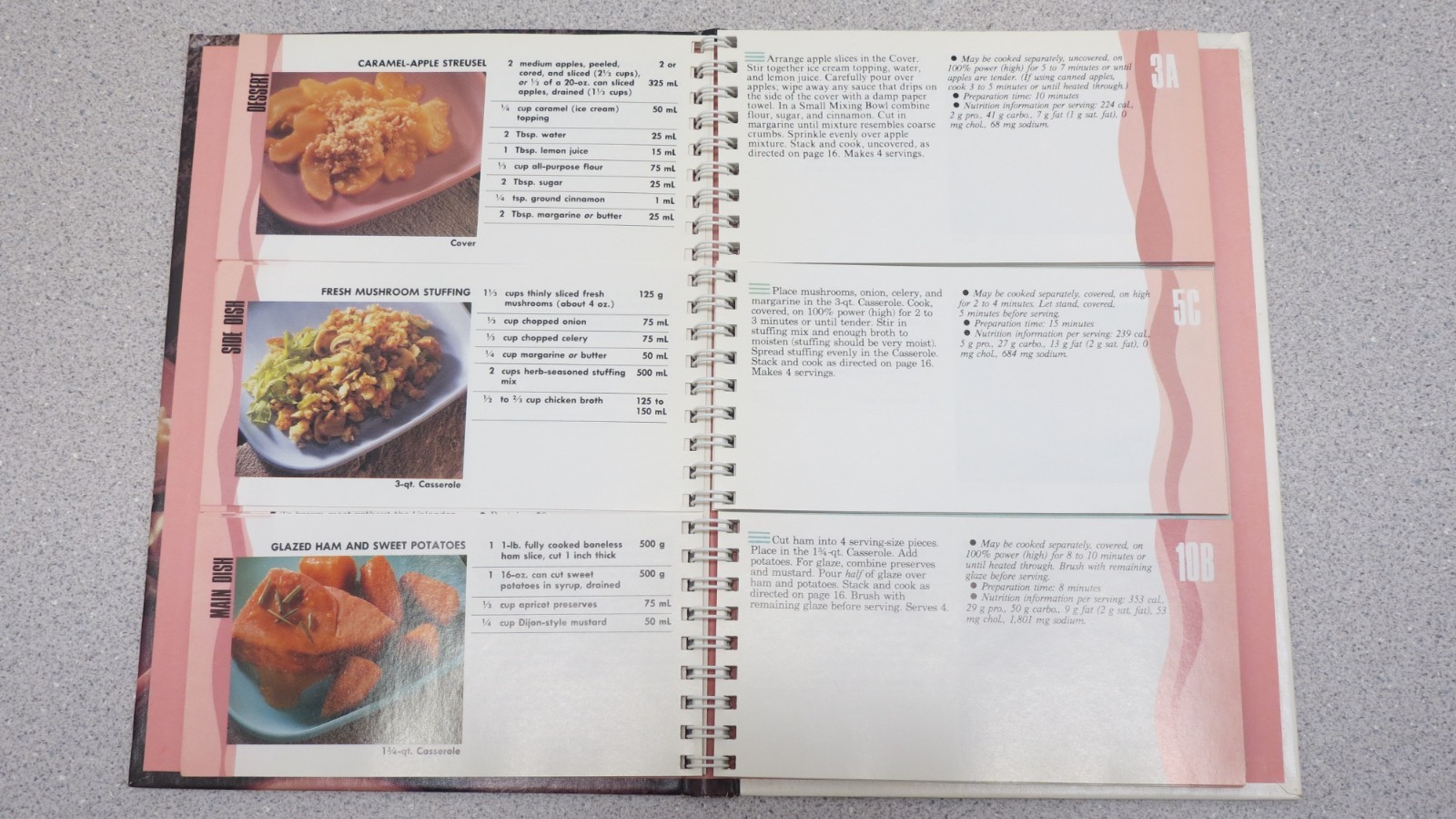 Tupperwave Stack-Cooked Meals – hardcover book with spiral