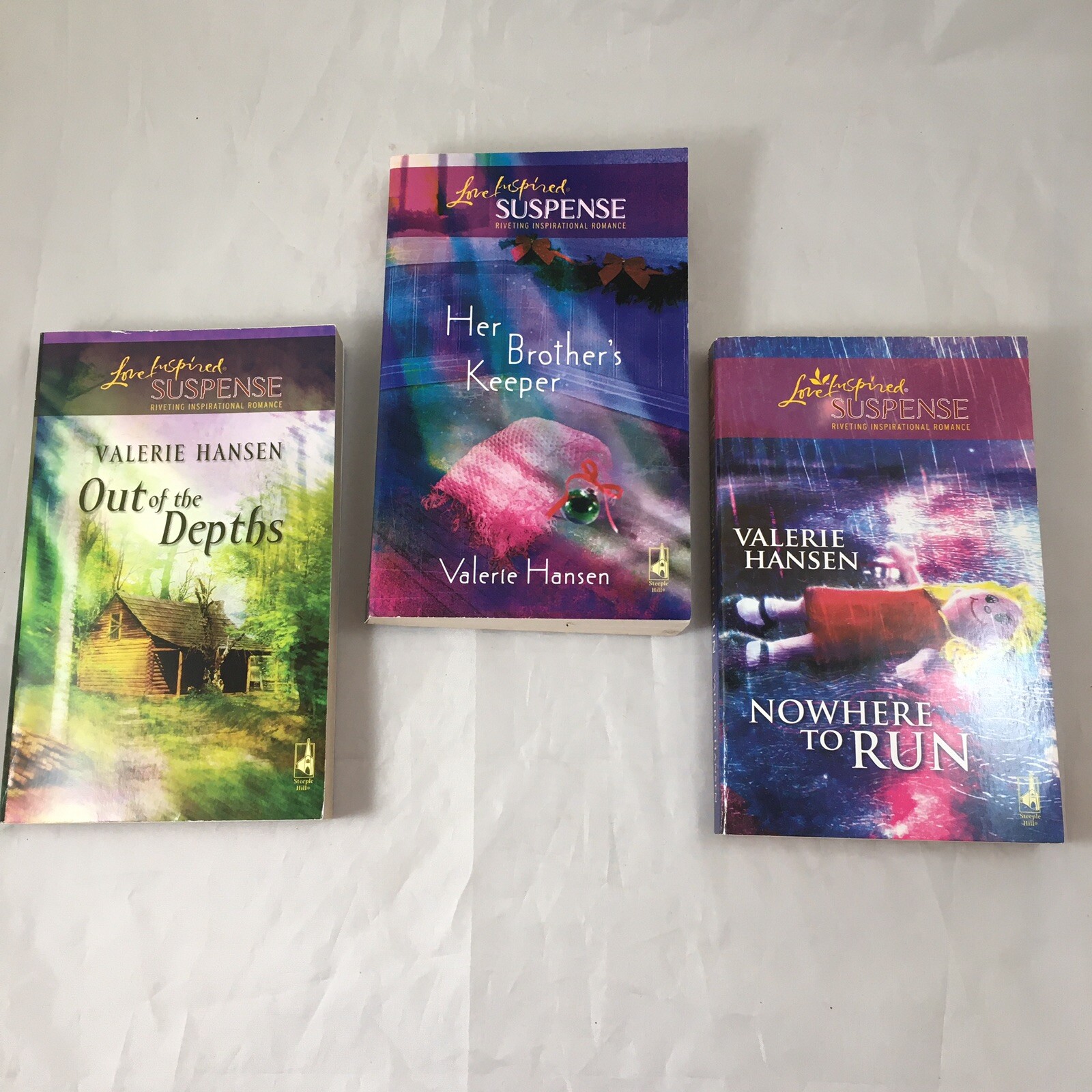Love Inspired Suspense by Valerie Hansen lot of 3 books