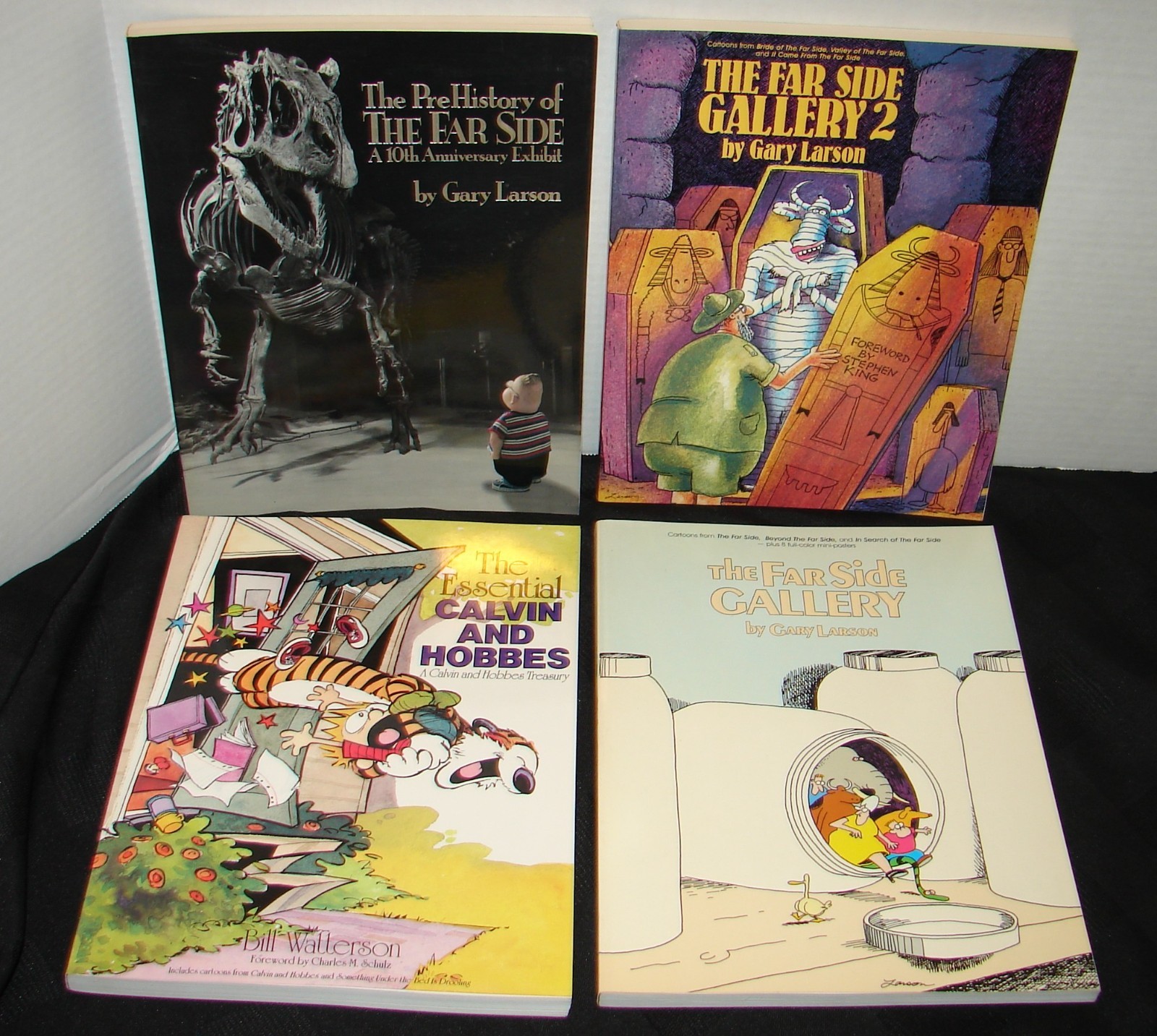 LOT of 3 THE FAR SIDE Gallery Books & The Essential Calvin and Hobbes SC