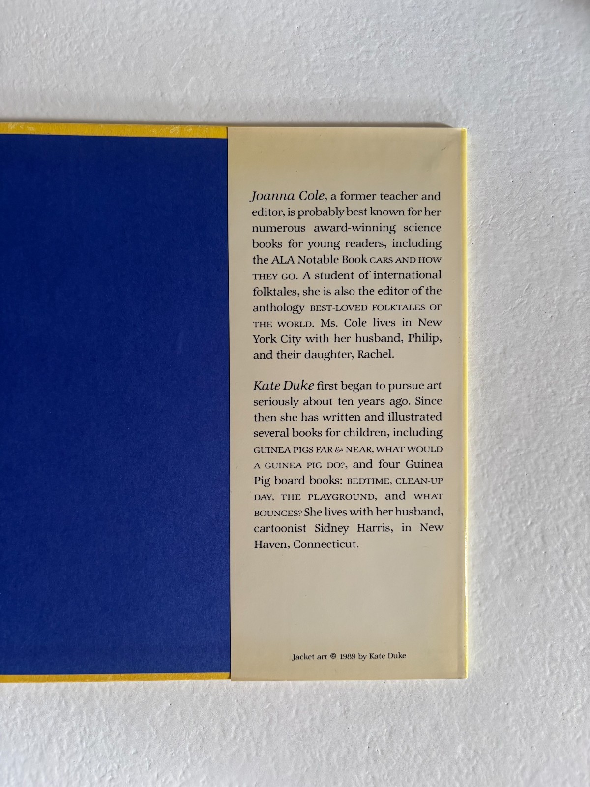 It’s Too Noisy! by Joanna Cole – 1989 First Edition Hardcover with Dust Jacket