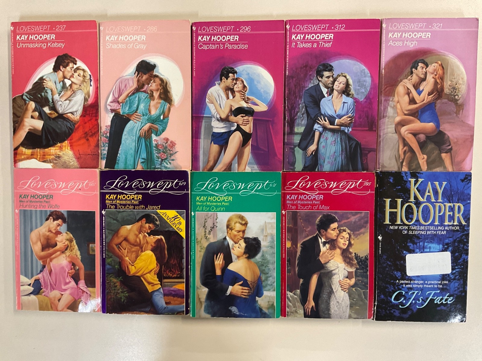Kay Hooper Loveswept Romance PB Lot of 20 On Wings of Magic, Aces High