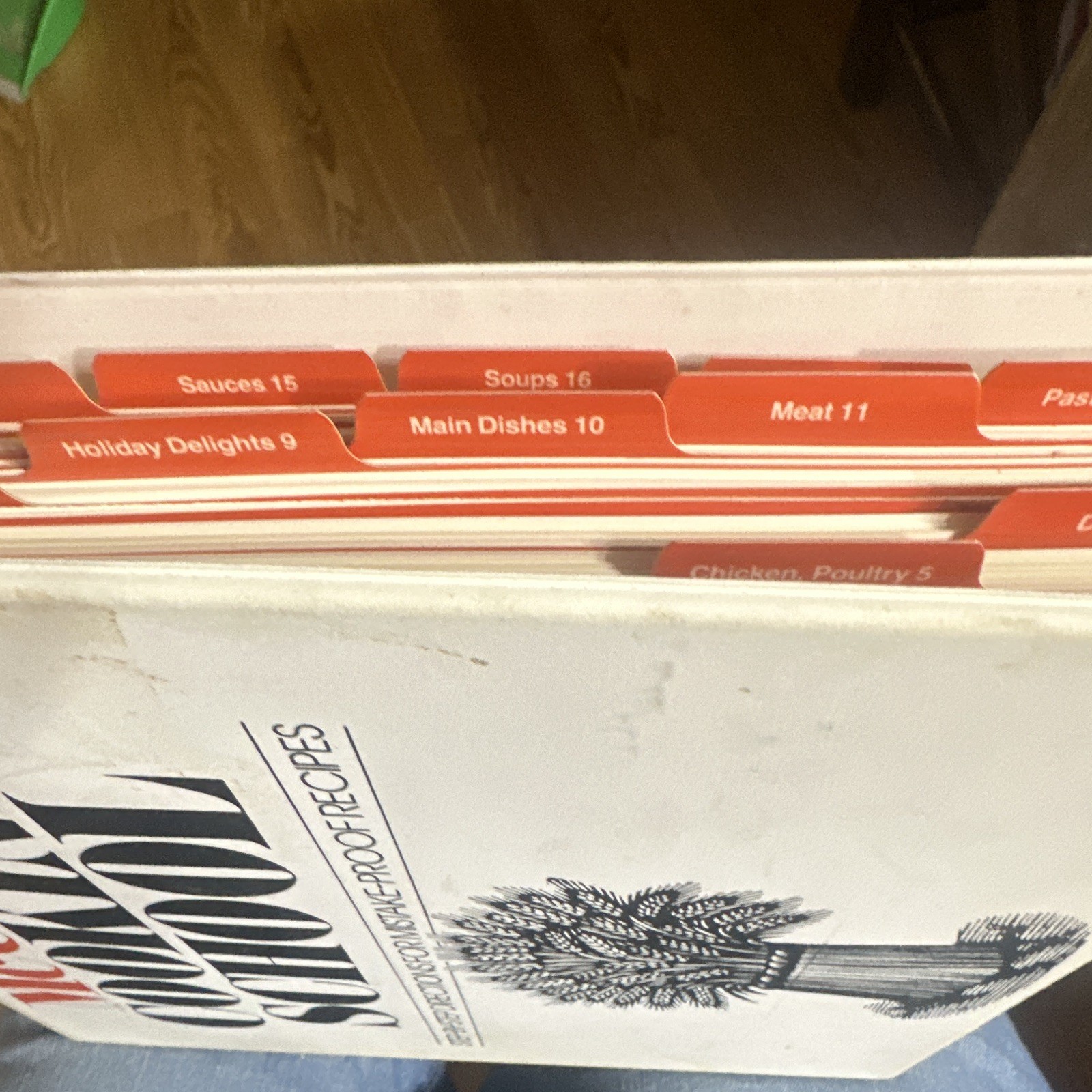 McCall’s Cooking School Ring/Wire Bound Cookbook 1986 Xerox Wing Norton