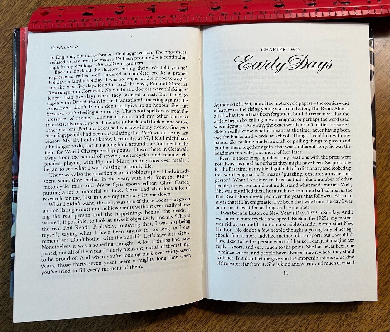Phil Read-The Real Story 192 pages Vintage Road Racing Graeham Wright MV Agusta
