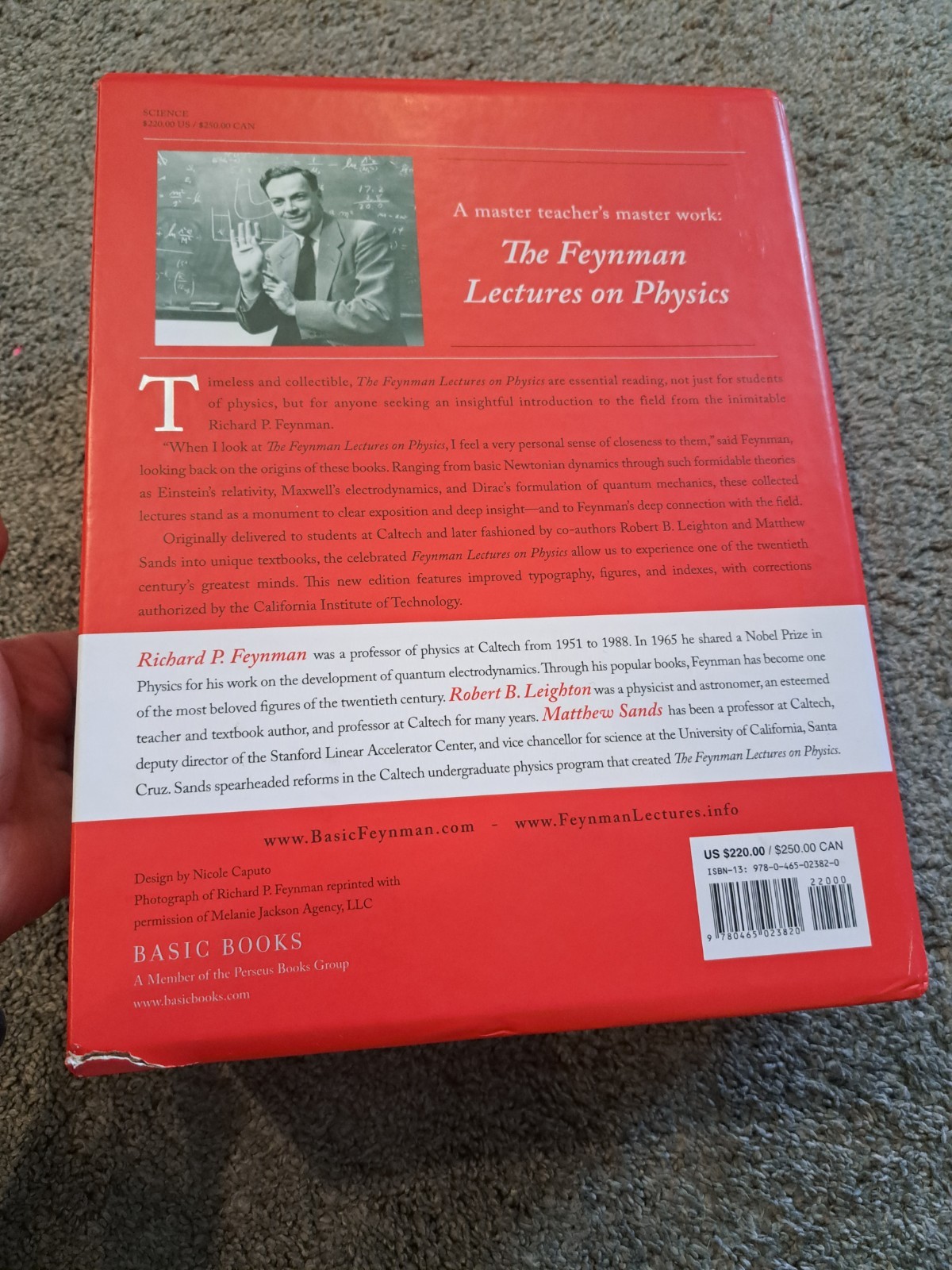 The Feynman Lectures on Physics New Millennium Edition 3-Volume Hardcover Set