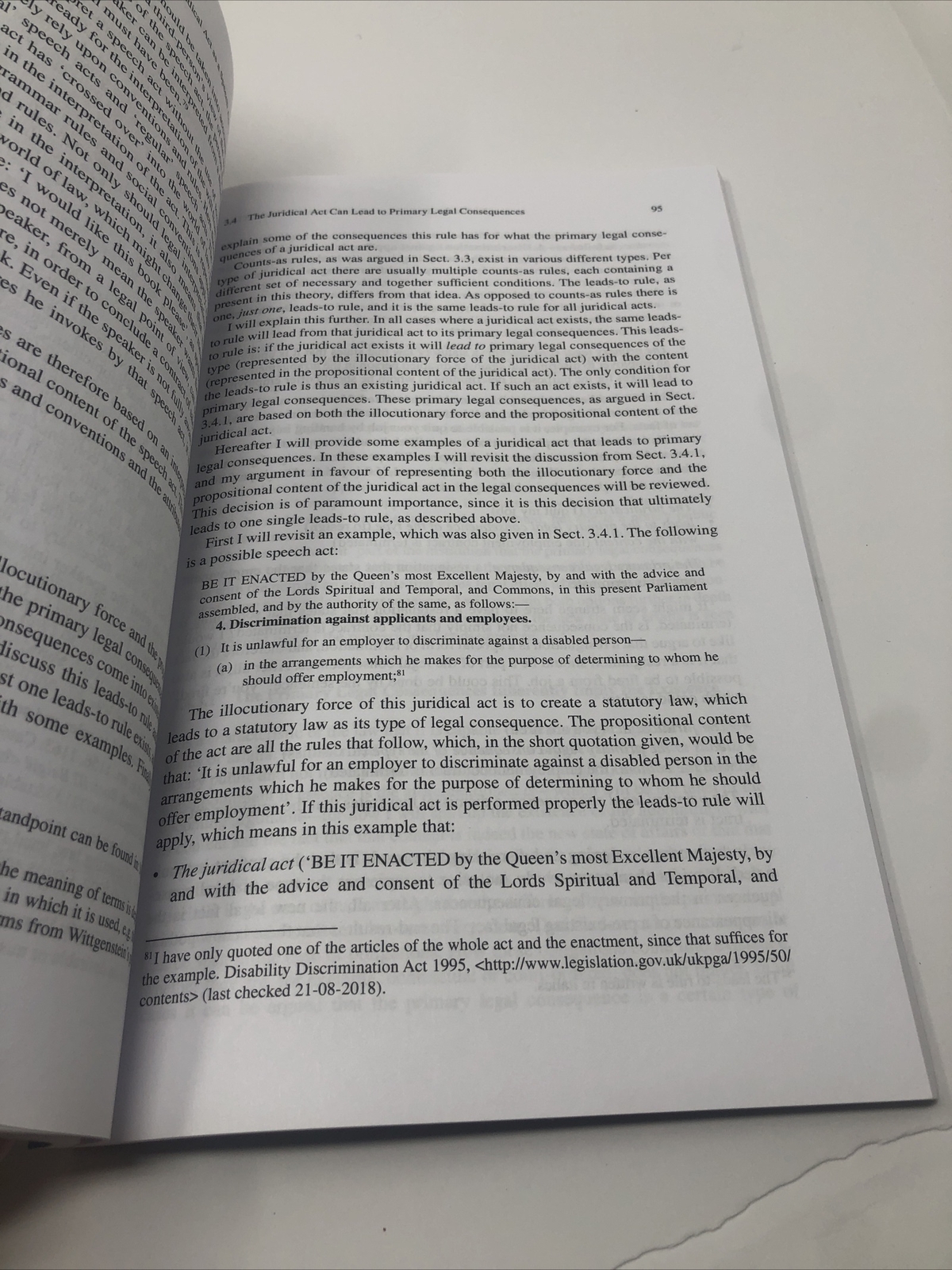 The Juridical Act A Study of the Theoretical Concept H.D.S van der Kaaij