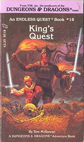 King’s Quest: An Endless Quest Book – Paperback, by McGowen Tom – Acceptable
