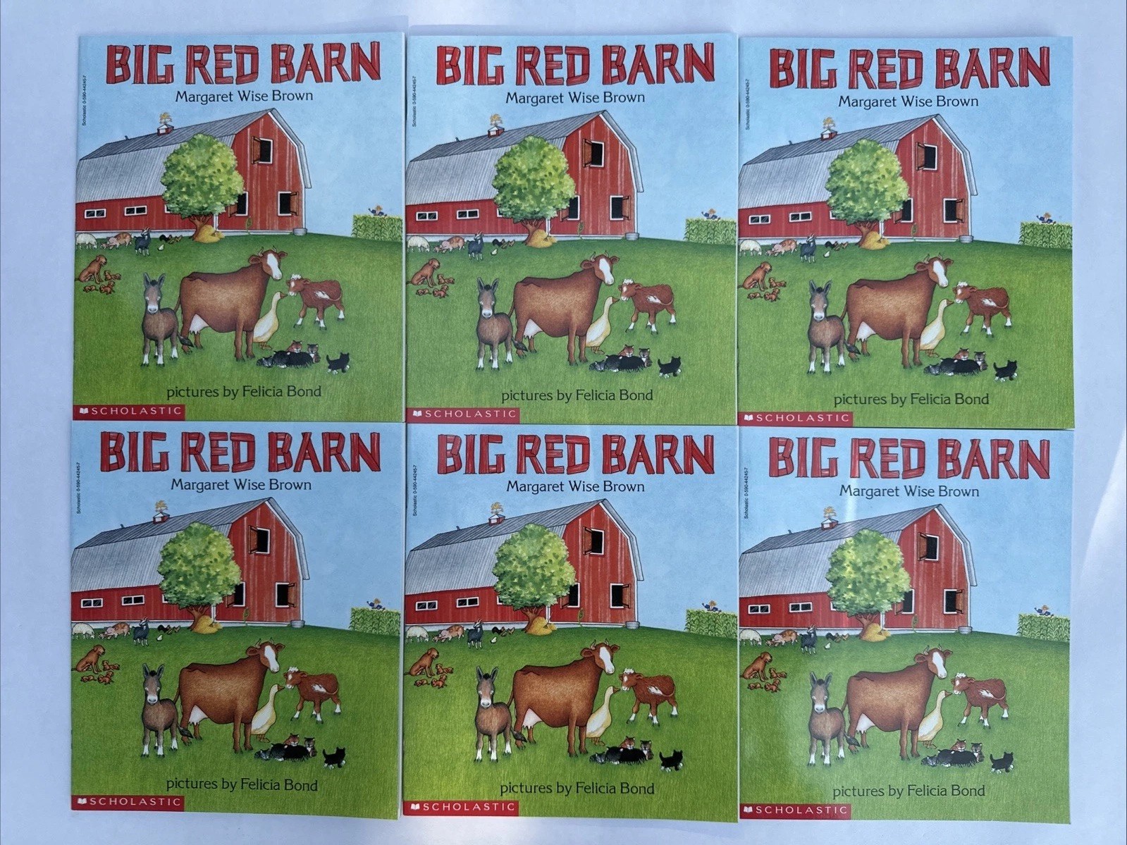 Big Red Barn by Margaret Wise Brown Paperback Lot 25 READ DESCRIPTION
